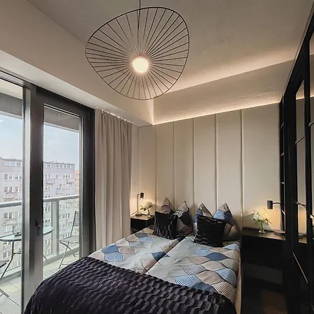 Apartment Hanza Tower - Blue Heaven - Pool, Sauna, Sunset View Szczecin