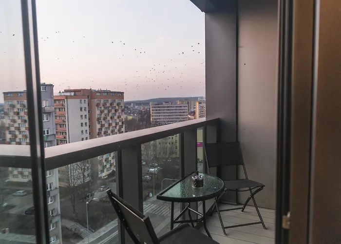 Hanza Tower - Blue Heaven - Pool, Sauna, Sunset View アパート シュチェチン