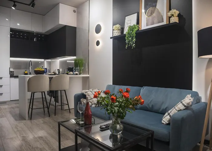 Hanza Tower - Blue Heaven - Pool, Sauna, Sunset View アパート *