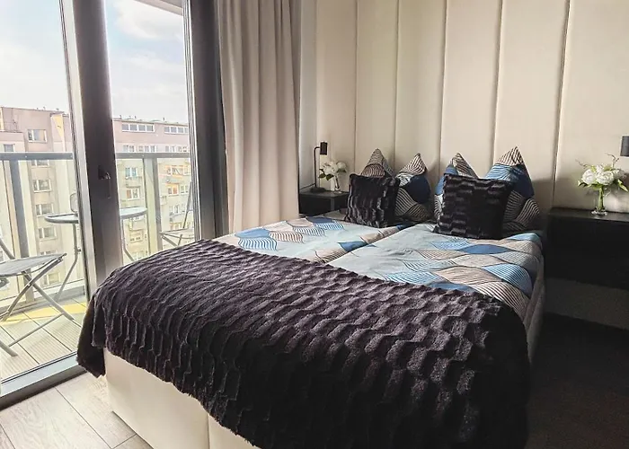 Hanza Tower - Blue Heaven - Pool, Sauna, Sunset View * シュチェチン