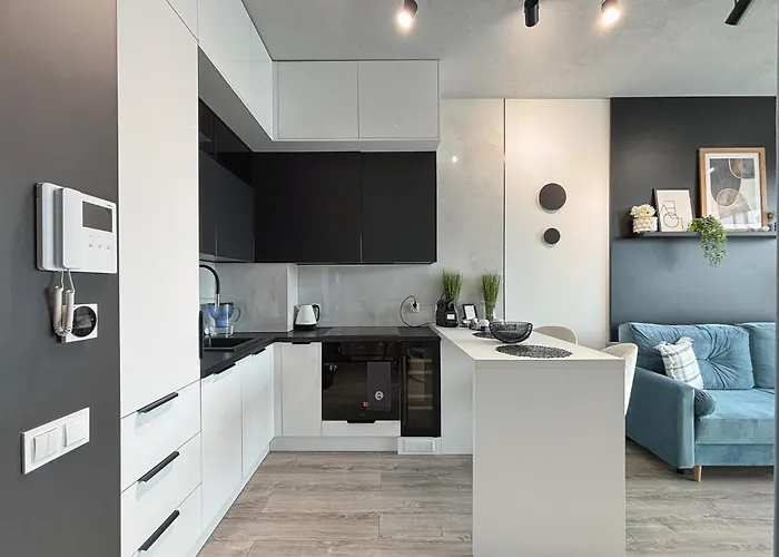 Hanza Tower - Blue Heaven - Pool, Sauna, Sunset View シュチェチン